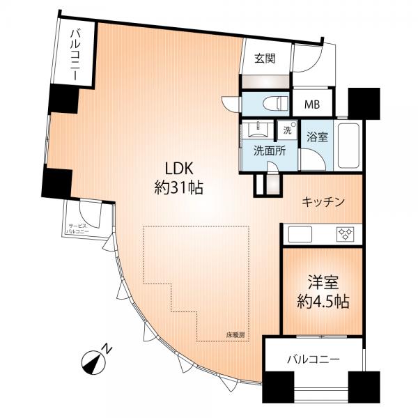 中古マンション 神戸市中央区八幡通３丁目 JR東海道本線（米原〜神戸）三ノ宮駅 5,680万円