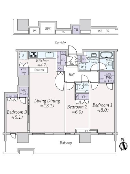 中古マンション 東京都中央区晴海５丁目 都営大江戸線勝どき駅 2億6,500万円