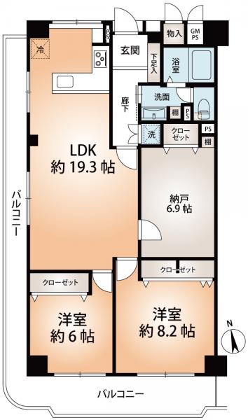 中古マンション 神戸市長田区長田天神町１丁目 神戸電鉄有馬線長田駅 1,498万円