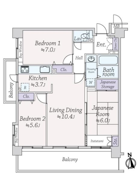 中古マンション 東京都杉並区井草４丁目 西武西武園線上井草駅 5,980万円