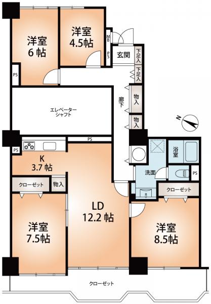 中古マンション 神戸市中央区港島中町６丁目 神戸新交通ポートアイランド線みなとじま駅 2,280万円
