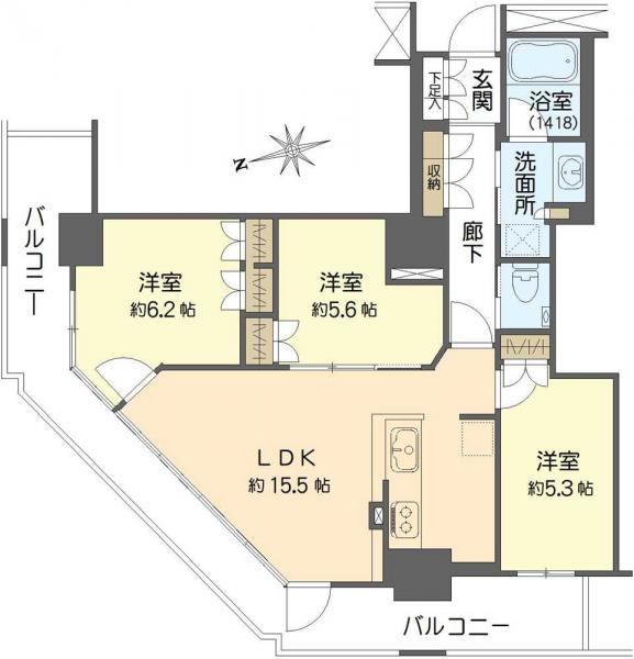 中古マンション 大阪府大阪市西区江之子島２丁目 大阪メトロ中央線阿波座駅 7,898万円