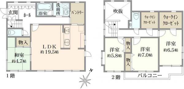 中古戸建 東京都杉並区善福寺１丁目 JR中央本線西荻窪駅 5,980万円