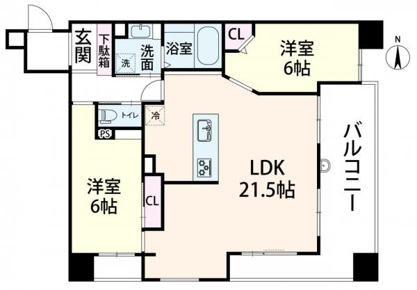 中古マンション 大阪市北区国分寺２丁目 大阪メトロ堺筋線天神橋筋六丁目駅 6,180万円