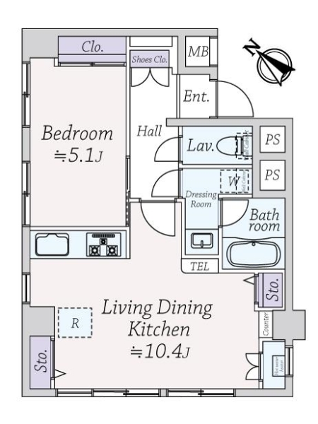 中古マンション 東京都港区赤坂８丁目 千代田線乃木坂駅 6,500万円