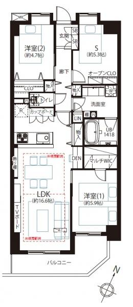 中古マンション 豊島区上池袋２丁目 東武東上線北池袋駅 1億200万円