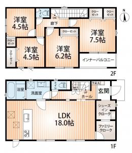 新築戸建 神戸市北区泉台４丁目９－１ 神戸電鉄有馬線北鈴蘭台駅 36800000