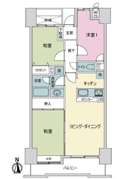 中古マンション 東京都葛飾区東四つ木２丁目 京成押上線四ツ木駅 3,380万円