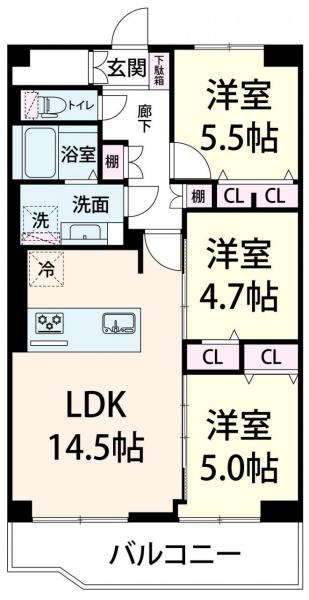 中古マンション 大阪市淀川区三国本町２丁目13-37 阪急宝塚線三国駅 3,290万円