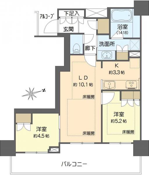中古マンション 大阪府堺市堺区三国ヶ丘御幸通 南海高野線堺東駅 5,980万円