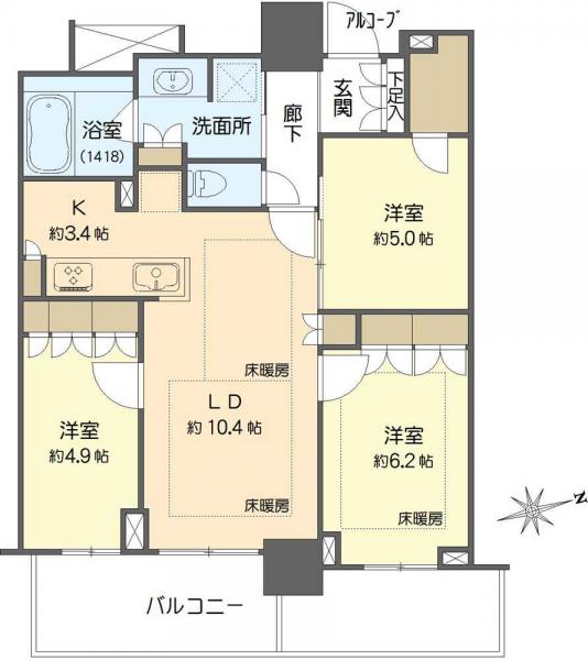 中古マンション 大阪府堺市堺区三国ヶ丘御幸通 南海高野線堺東駅 7,790万円