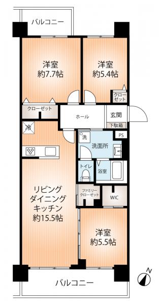中古マンション 神戸市須磨区横尾１丁目 神戸市営地下鉄西神山手線妙法寺駅 2,590万円