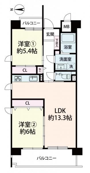 中古マンション 大阪市中央区瓦屋町１丁目 大阪メトロ長堀鶴見緑地線松屋町駅 4,698万円