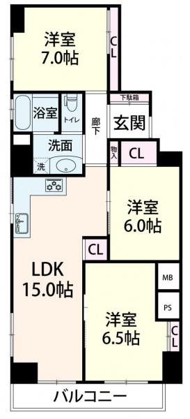 中古マンション 大阪府大阪市中央区谷町２丁目3-6 大阪メトロ谷町線谷町四丁目駅 3,790万円