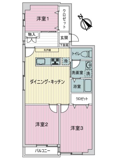 中古マンション 埼玉県さいたま市北区本郷町 埼玉新都市交通伊奈線東宮原駅 1,830万円