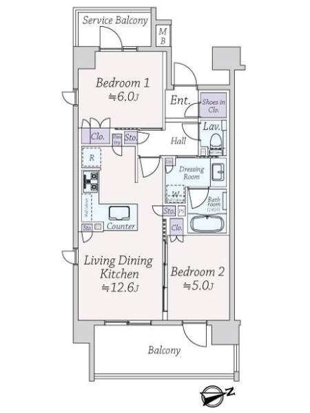 中古マンション 東京都港区芝浦４丁目 JR山手線田町駅 1億2,480万円