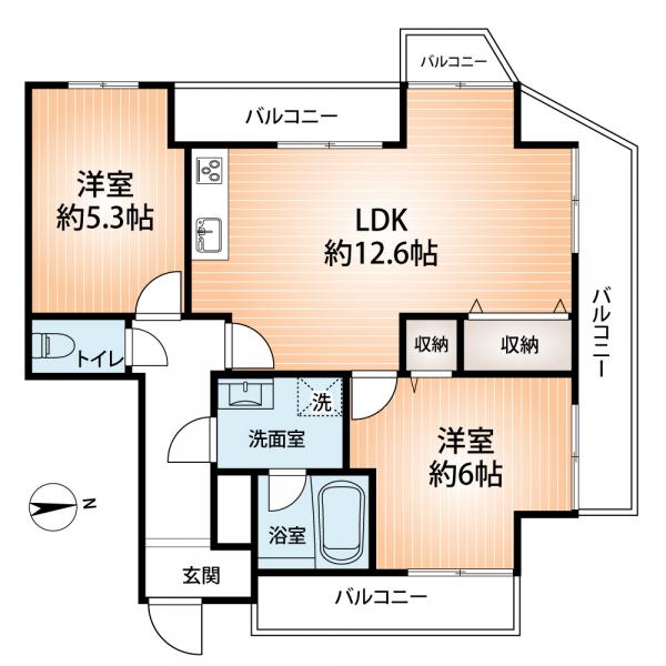 中古マンション 神戸市中央区国香通３丁目 阪急神戸線春日野道駅 2,280万円