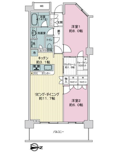 中古マンション 東京都大田区大森本町１丁目 京急本線大森海岸駅 8,480万円