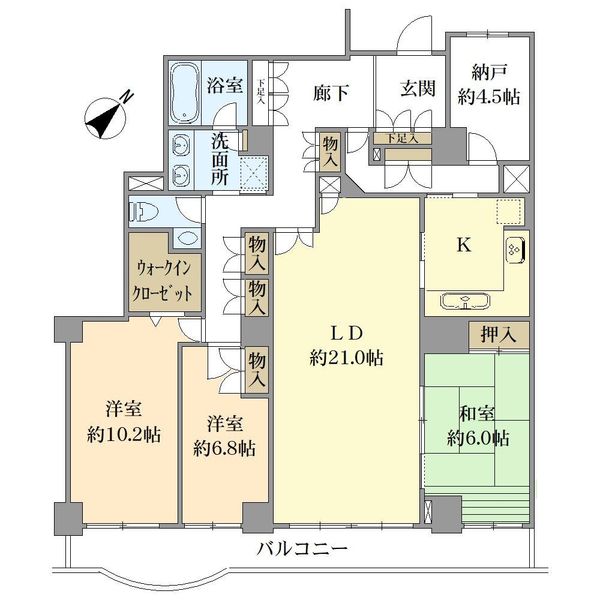 中古マンション 兵庫県神戸市須磨区道正台１丁目 神戸市営地下鉄西神山手線妙法寺駅 5,180万円