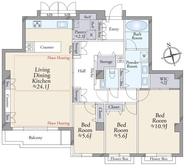 中古マンション 東京都渋谷区代々木５丁目 小田急線参宮橋駅 3億2,800万円