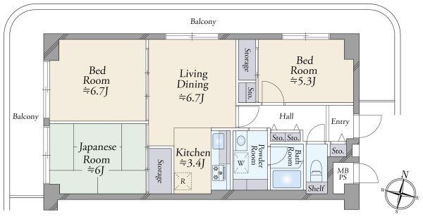 中古マンション 東京都江東区塩浜２丁目 有楽町線豊洲駅 5,280万円