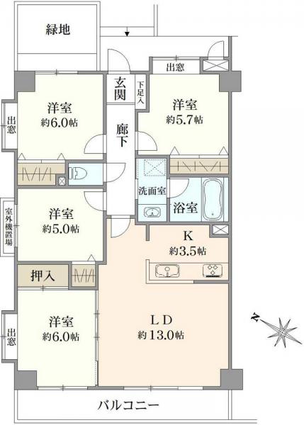 中古マンション 千葉県松戸市大金平１丁目 千代田常磐線北小金駅 2,980万円