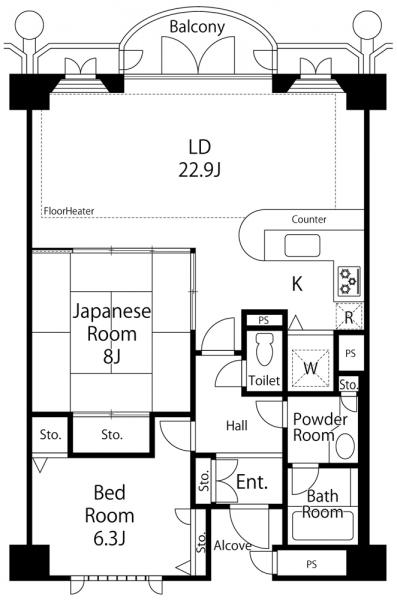 中古マンション 伊東市富戸 伊豆急行城ヶ崎海岸駅 999万円