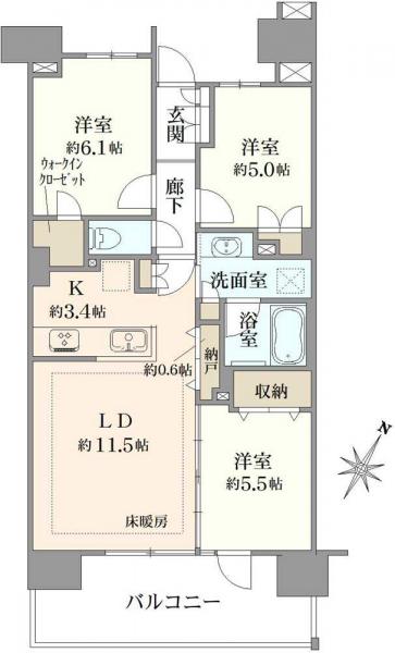 中古マンション 東京都江戸川区瑞江２丁目 都営新宿線瑞江駅 9,480万円