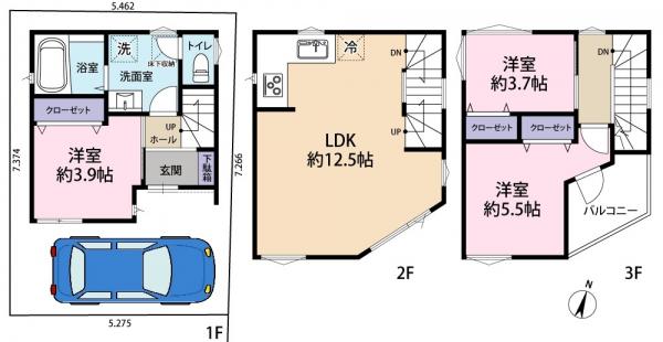 中古戸建 豊島区北大塚３丁目 JR山手線大塚駅 8,820万円