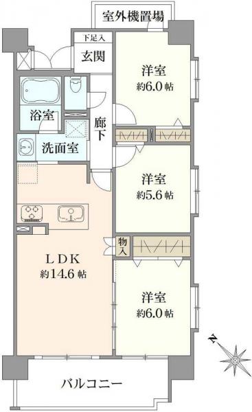 中古マンション 東京都葛飾区金町１丁目 千代田常磐線金町駅 5,799万円