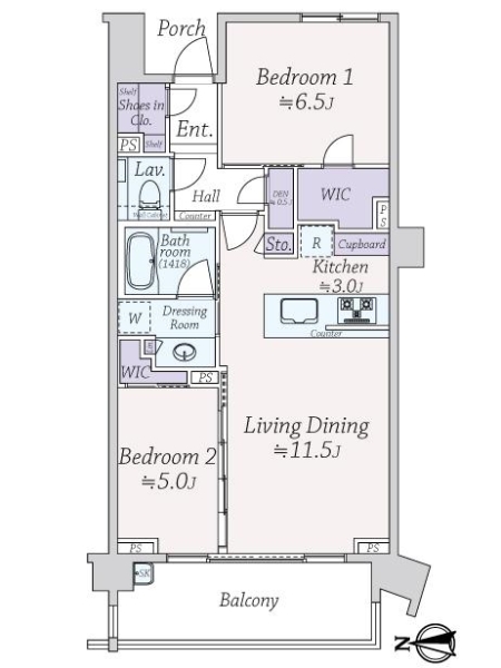 中古マンション 東京都渋谷区千駄ヶ谷４丁目 副都心線北参道駅 1億9,800万円