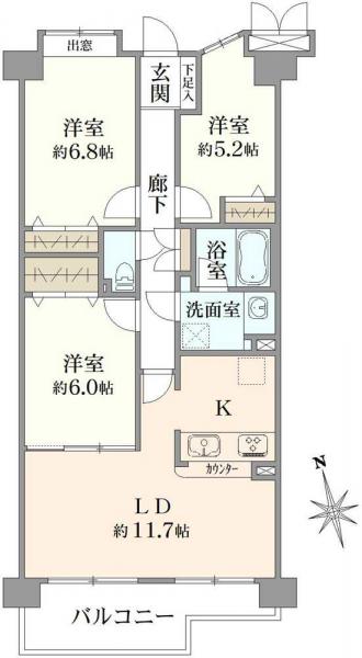 中古マンション 東京都国立市青柳３丁目 JR南武線西国立駅 3,900万円