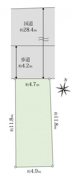 土地 兵庫県西宮市弓場町 阪神本線打出駅 3,480万円