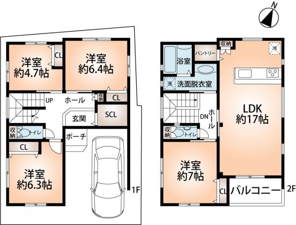 新築戸建 神戸市兵庫区西出町２丁目 JR東海道本線（米原〜神戸）神戸駅 4,980万円