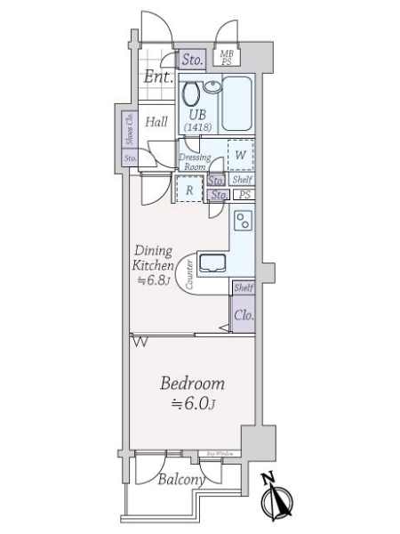 中古マンション 東京都渋谷区恵比寿２丁目 日比谷線広尾駅 5,800万円
