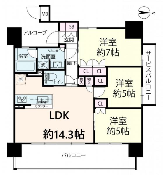 中古マンション 大阪市北区神山町 大阪メトロ谷町線中崎町駅 8,492万円