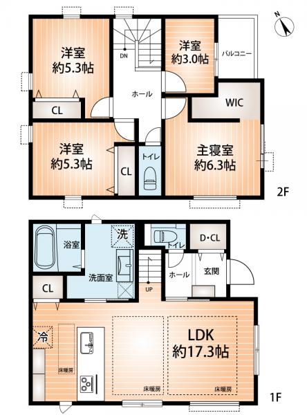 新築戸建 神戸市北区東有野台２丁目 神戸電鉄三田線岡場駅 2,680万円