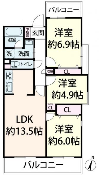 中古マンション 大阪府大阪市西淀川区野里２丁目25-15 JR東西線御幣島駅 3,499万円