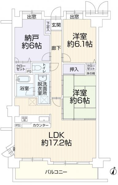 中古マンション 日野市大字日野 多摩モノレール甲州街道駅 3,599万円