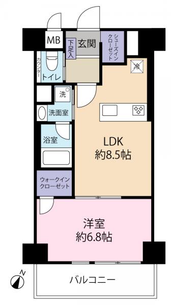 中古マンション 品川区大井１丁目 JR京浜東北線大井町駅 4,800万円