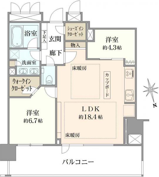 中古マンション 東京都港区南麻布２丁目 南北線麻布十番駅 1億5,500万円