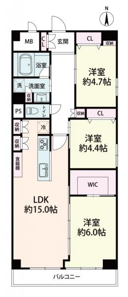 中古マンション 大阪市中央区本町橋 大阪メトロ中央線堺筋本町駅 4,299万円
