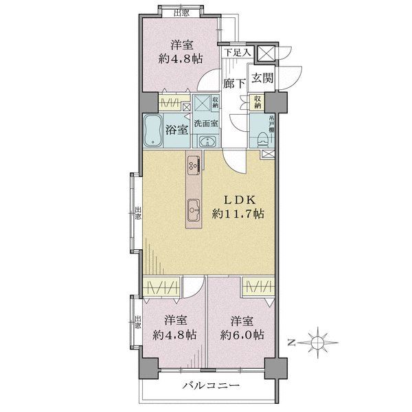 中古マンション 東京都墨田区亀沢３丁目 都営大江戸線両国駅 7,990万円