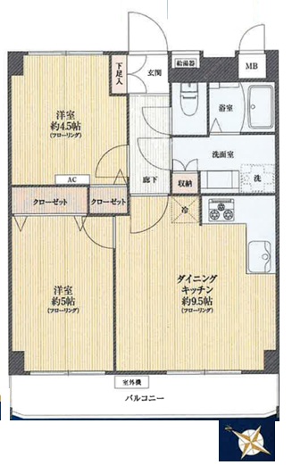 中古マンション 世田谷区上馬５丁目 東急田園都市線駒沢大学駅 4,280万円