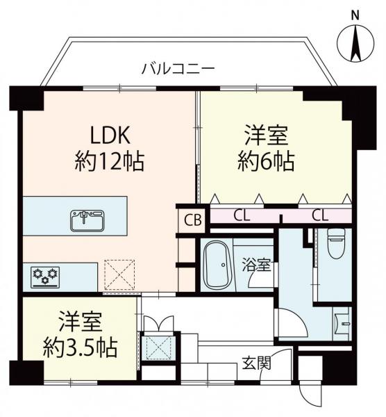 中古マンション 大阪市北区豊崎４丁目2-11 大阪メトロ御堂筋線中津駅 3,499万円