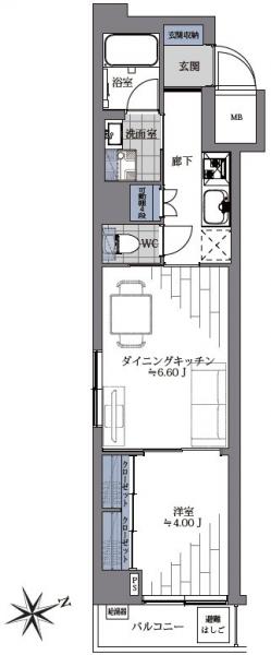 中古マンション 新宿区北新宿４丁目 JR中央・総武線東中野駅 4,999万円