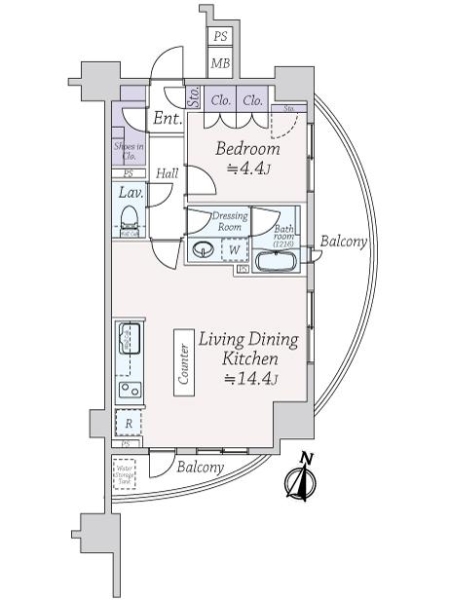 中古マンション 東京都中野区本町６丁目 丸の内線新中野駅 7,280万円