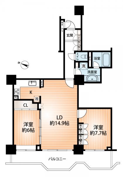 中古マンション 神戸市中央区港島中町６丁目 神戸新交通ポートアイランド線みなとじま駅 1,680万円