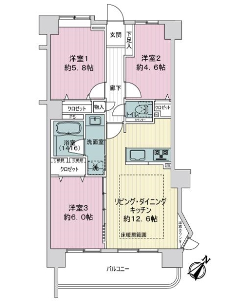 中古マンション 東京都江東区潮見２丁目 JR京葉線潮見駅 8,098万円