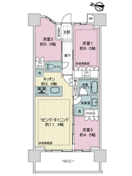 中古マンション 東京都荒川区南千住１丁目 JR常磐線（取手〜いわき）南千住駅 8,990万円